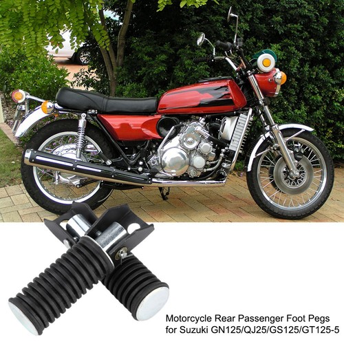 Rear black highway pegs - ˜rear,