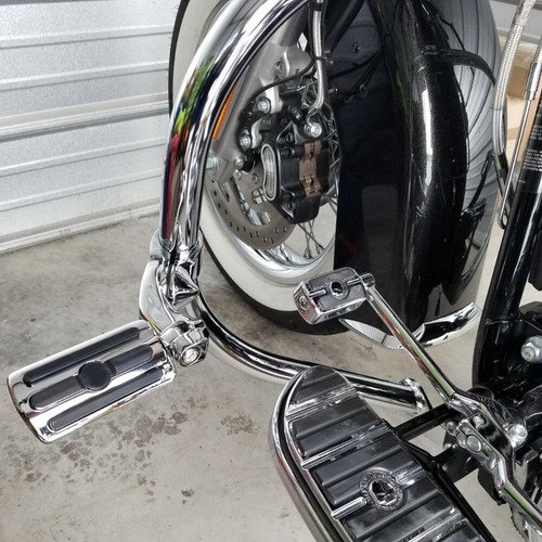 Chrome motorcycle highway foot - chrome,