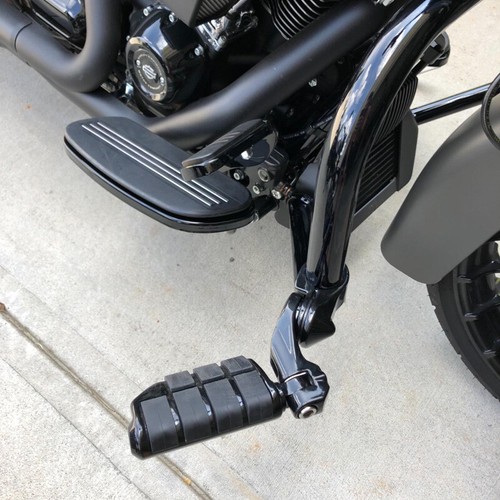 Black motorcycle highway foot - motorcycle,