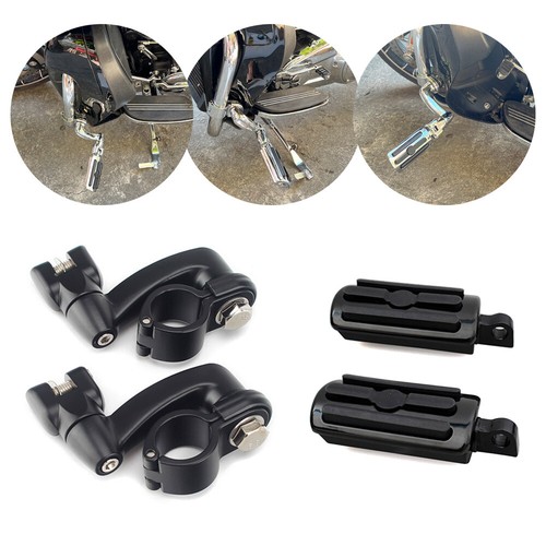 Black foot pegs footrests - pegs,