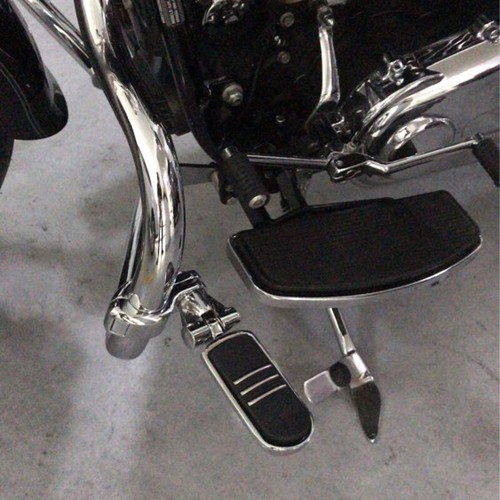 Chrome motorcycle highway foot - chrome,