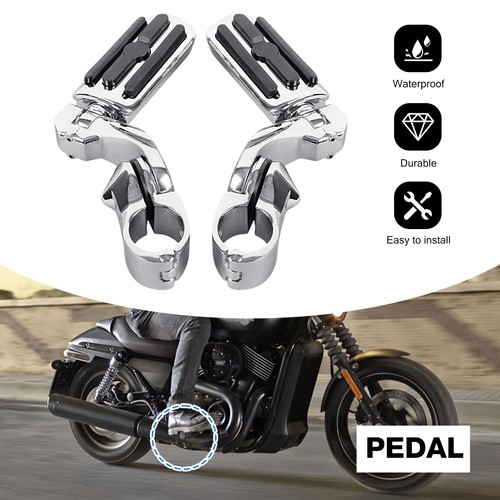 Chrome motorcycle highway foot - chrome,