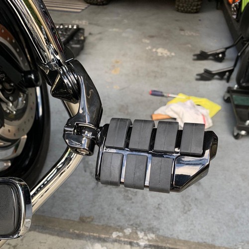 Black aluminum highway foot - aluminum,